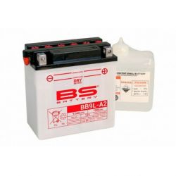 Batterie BS BATTERY BB9L-A2 haute performance livrée avec pack acide