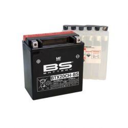 Batterie BS BATTERY BTX20CH-BS sans entretien livrée avec pack acide