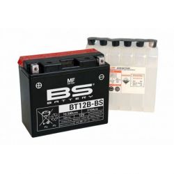 Batterie BS BATTERY BT12B-BS sans entretien livrée avec pack acide