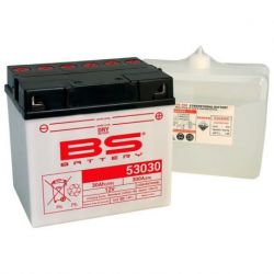 Batterie BS BATTERY 53030 haute performance livrée avec pack acide