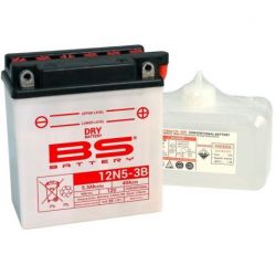 Batterie BS BATTERY 12N5-3B conventionnelle livrée avec pack acide