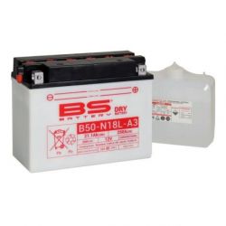 Batterie BS BATTERY B50N18L-A3 haute performance livrée avec pack acide