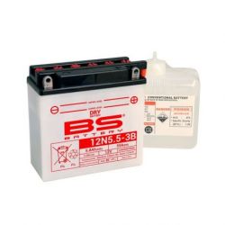 Batterie BS BATTERY 12N5.5-3B conventionnelle livrée avec pack acide