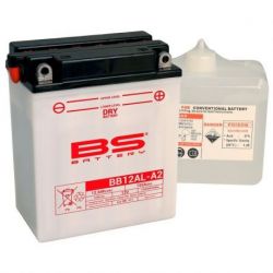 Batterie BS BATTERY BB12AL-A2 haute performance livrée avec pack acide