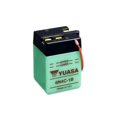 Batterie YUASA 6N4C-1B conventionnelle