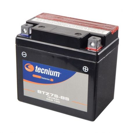 Batterie TECNIUM BTZ7S-BS sans entretien livrée avec pack acide
