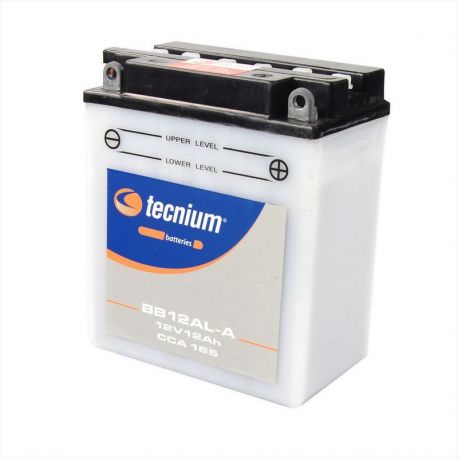 Batterie TECNIUM BB12AL-A conventionnelle livrée avec pack acide
