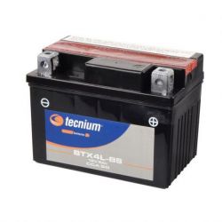 Batterie TECNIUM BTX4L-BS sans entretien livrée avec pack acide