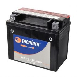 Batterie TECNIUM BTX12-BS sans entretien livrée avec pack acide