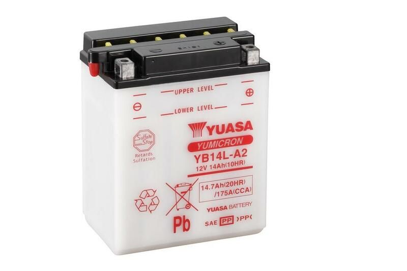 Batterie YUASA conventionnelle sans pack acide - YB14L-A2