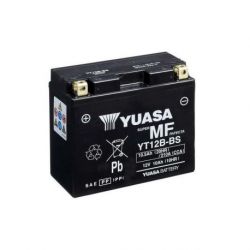Batterie YUASA YT12B-BS sans entretien livrée avec pack acide