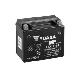 Batterie YUASA Sans entretien avec pack acide - YTX12-BS