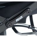 Caches orifice repose-pieds R&G RACING noir (la paire) Yamaha XSR700