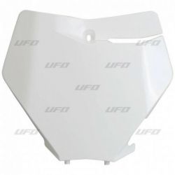 Plaque numéro frontale UFO blanc KTM SX/SX-F