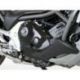 Couvre-carter droit R&G RACING noir Honda NC700X/S