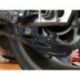 Protège couronne (dent de requin) R&G RACING ABS noir Triumph