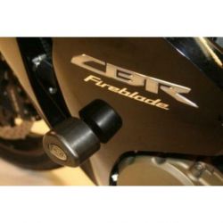 Tampons de protection R&G RACING Aero noir sans perçage Honda CBR1000RR