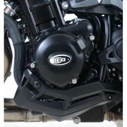 Couvre-carter gauche R&G RACING noir Kawasaki Z900