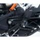 Adhésif anti-frottement R&G RACING platine talon noir (2 pièces) KTM Duke 125