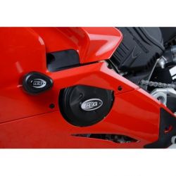 Couvre-carter d'alternateur R&G RACING noir Ducati Panigale V4/V4S