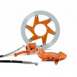 Kit freinage BERINGER Top Race roue 16.5" étrier Aerotec® axial 6 pistons orange KTM