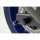 Protections fourche et bras oscillant (axe de roue) GILLES TOOLING GTA noir/rouge Ducati