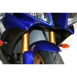 Protection de radiateur R&G RACING noir Yamaha YZF-R1/R6