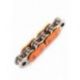 Chaine de transmission AFAM 520 A520XHR2-O X-Ring orange 130 maillons