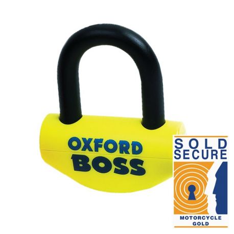 Antivol bloque disque OXFORD Big Boss 16mm jaune