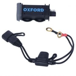 Chargeur USB OXFORD USB 2.1amp. Connection sur batterie