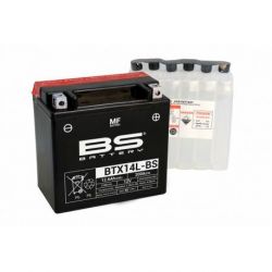 Batterie BS BATTERY BTX14L-BS sans entretien avec pack acide