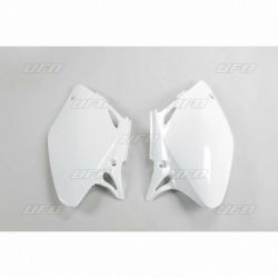 Plaques latérales UFO blanc Honda CRF450R