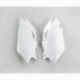 Plaques latérales UFO blanc Honda CRF250R/450R