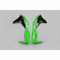 Ouïes de radiateur UFO couleur origine 2017 vert/noir Kawasaki KX250F