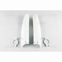 Protections de fourche UFO blanc Suzuki RM125/250