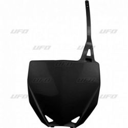 Plaque numéro frontale UFO noir Yamaha YZ65