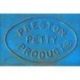 Plaque phare PRESTON PETTY halogène bleu Bultaco