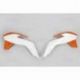 Ouïes de radiateur UFO couleur origine 2015 orange/blanc KTM SX85