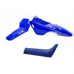 Kit plastique ART couleur origine bleu avec selle complète bleu Yamaha PW80