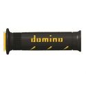 Revêtements de poignées DOMINO A250 XM2 Super Soft noir/jaune