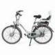 Siège de vélo arrière POLISPORT Guppy Junior fixation porte-bagages - gris clair/gris foncé