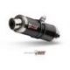 Ligne complète MIVV GP inox silencieux acier noir/casquette inox Yamaha T-Max 500