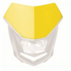 Plaque phare amovible POLISPORT Halo jaune RM