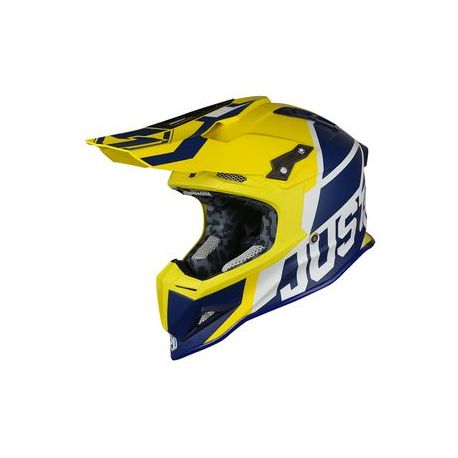 Casque JUST1 J12 Unit Blue/Yellow taille XXL