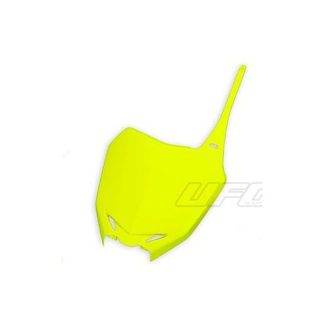 Plaque numéro frontale UFO jaune fluo Suzuki RM-Z250