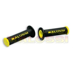 Revêtements MALOSSI Cup full grip noir/jaune embouts fermés