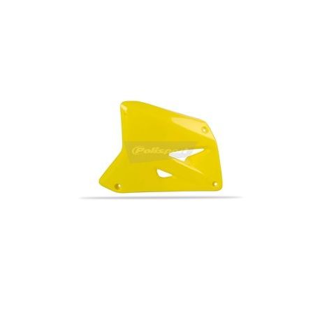 Ouïes de radiateur Polisport jaune Suzuki RM85