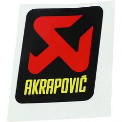 STICKER AKRAPOVIC H/R AL