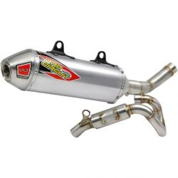 EXHAUST SYSTEM T-6 STAINLESS STEEL WITH ALUMINIUM CANISTER