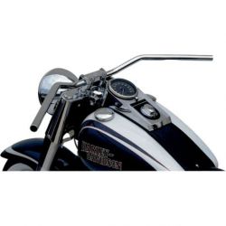 HANDLEBAR FLYERBAR STEEL 25.4 CHROME PLATED, CABLE INDENT